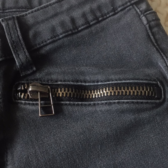 CARMAR GREY SKINNY JEANS WITH ZIPPER DETAILS - Picture 5 of 7